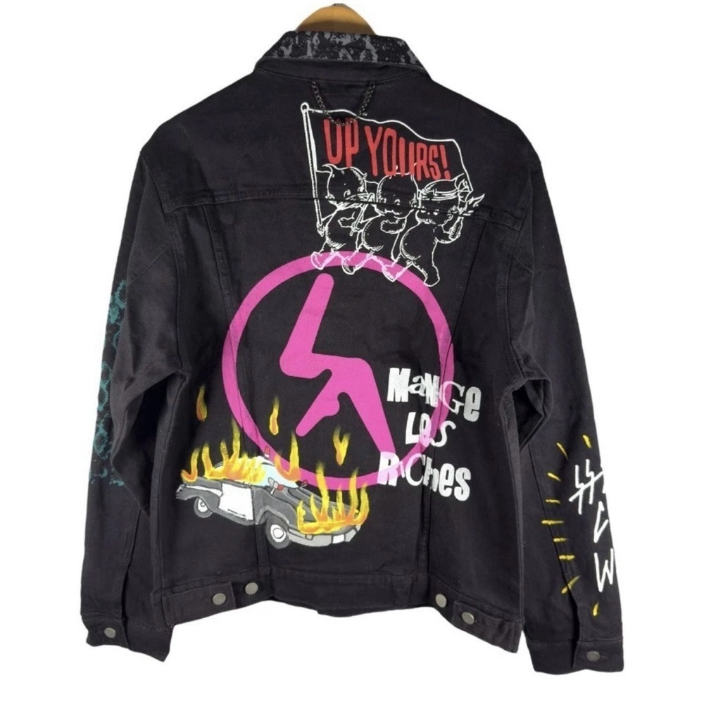 “Lifted Anchors Small Denim Jacket – Take Back The Night” - Picture 3 of 4